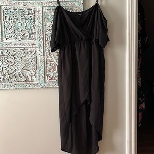 Black sheer off shoulders blouse TORID 1